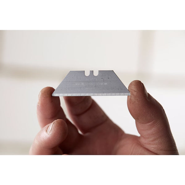 GRANDE lame trapézoïdale AVEC TROUS - (Paquet de 100pcs) - Stanley - 1-11-916 - (Paquet multiple) GRANDE lame trapézoïdale AVEC TROUS - (Paquet de 100pcs) - Stanley - 1-11-916 - (Paquet multiple)